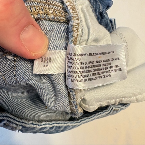 Old Navy Light Blue Denim Girls' Shorts and Cat and Jack denim shorts - Picture 6 of 15